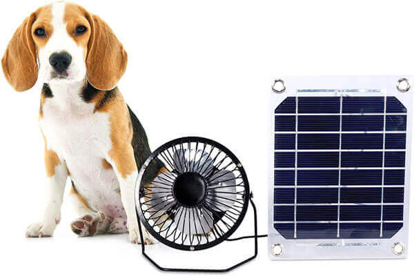 Solar dog house fan 5