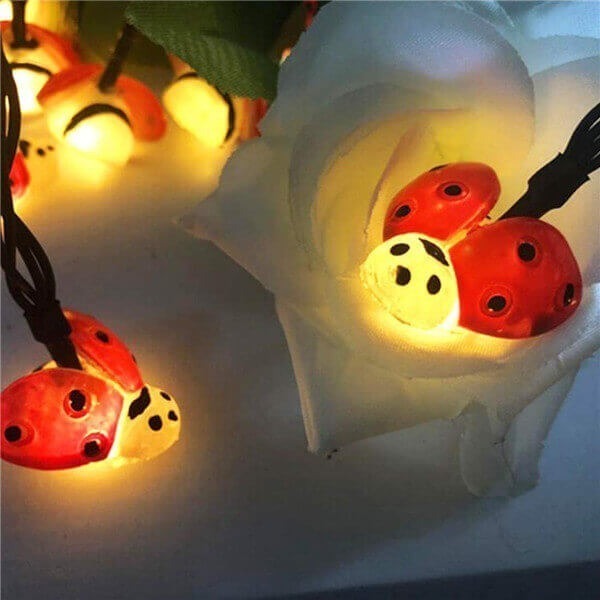 Solar ladybug lights 12