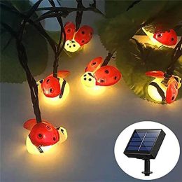 Solar ladybug lights