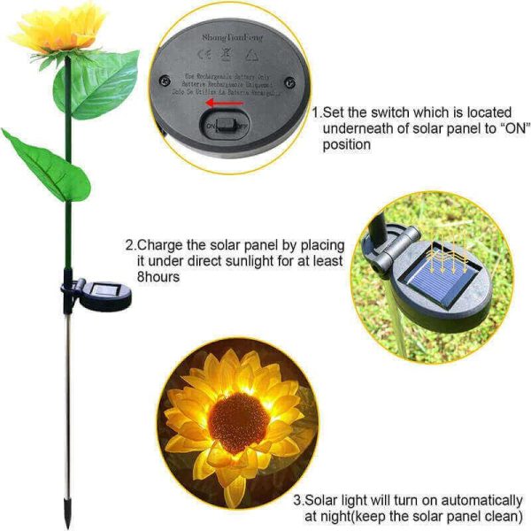 solar sunflower lights 7