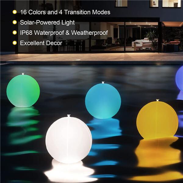 solar floating pool lights 7