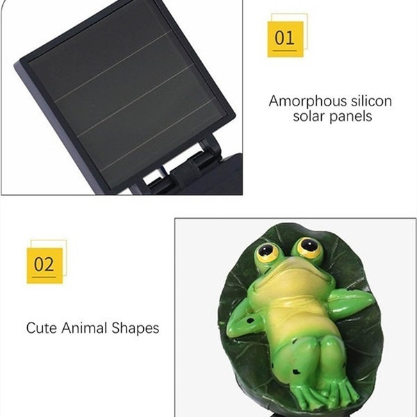 frog solar lights 3