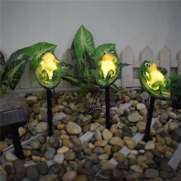 frog solar lights 6