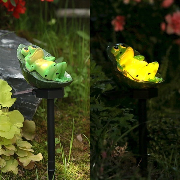 frog solar lights 8