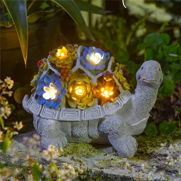 solar turtle light 12