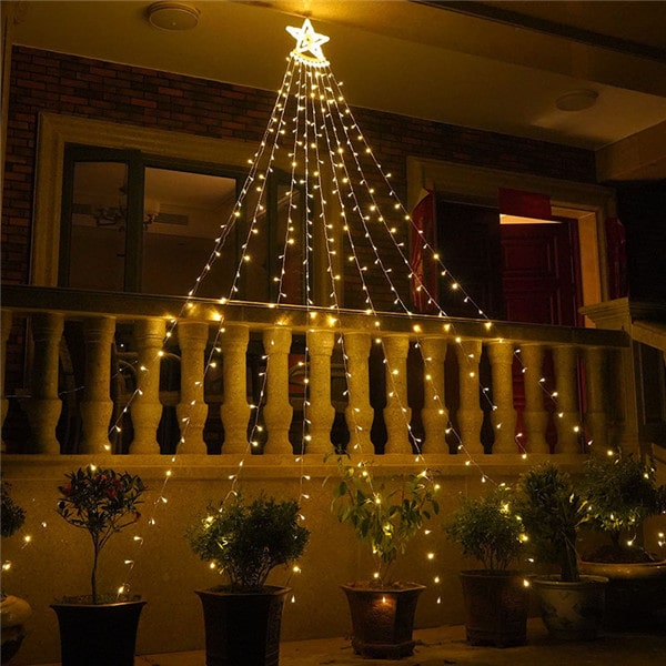 solar christmas tree lights 1